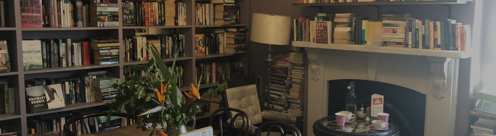 Whale and Petunia Book Shoppe banner